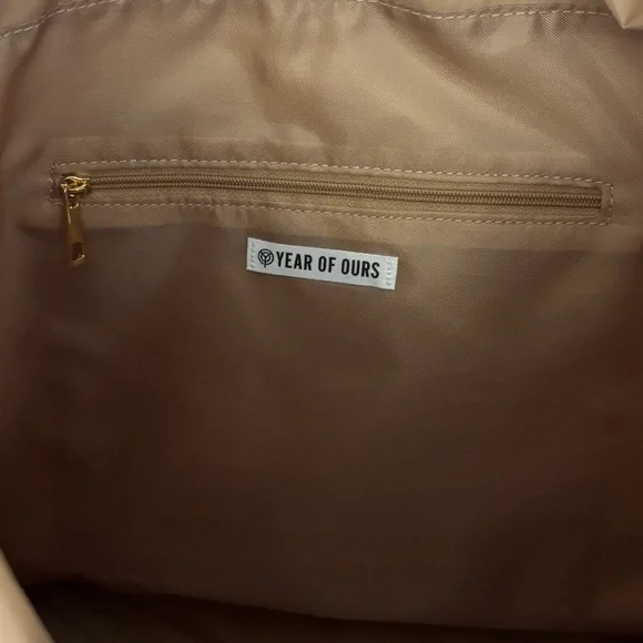 Year of Ours Top-Loading Buckle Closure Backpack in Tan - Picture 8 of 13